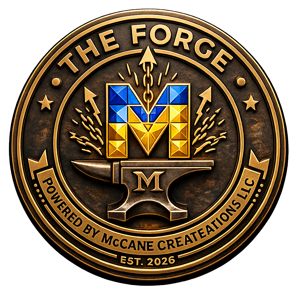 The Forge medallion